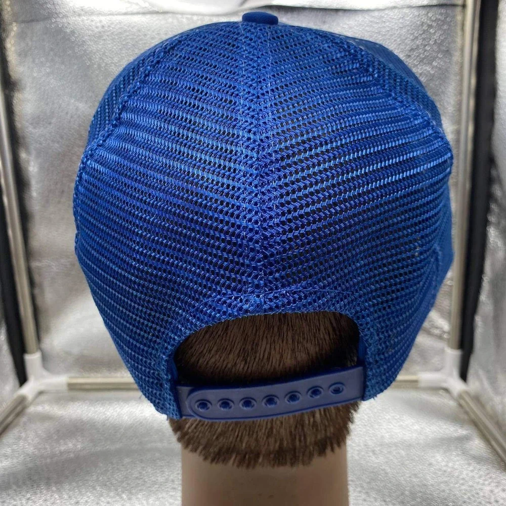 A&M‎ Cincinnati Ohio Trucker Hat Mens OSFA Blue Mesh Snapback Vintage Souvenir